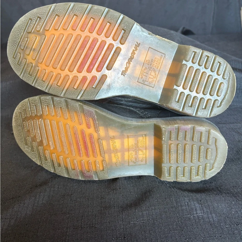 Dr. Martens Black Combat Boots - Picture 5 of 6